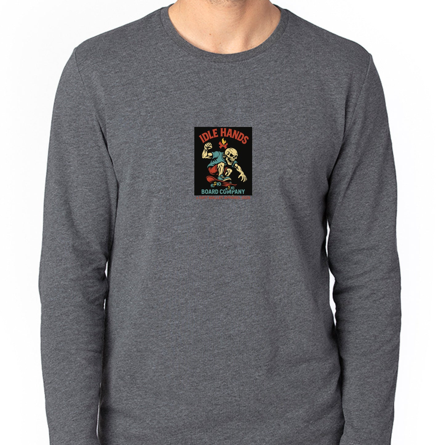 CHARCOAL HEATHER - FRONT